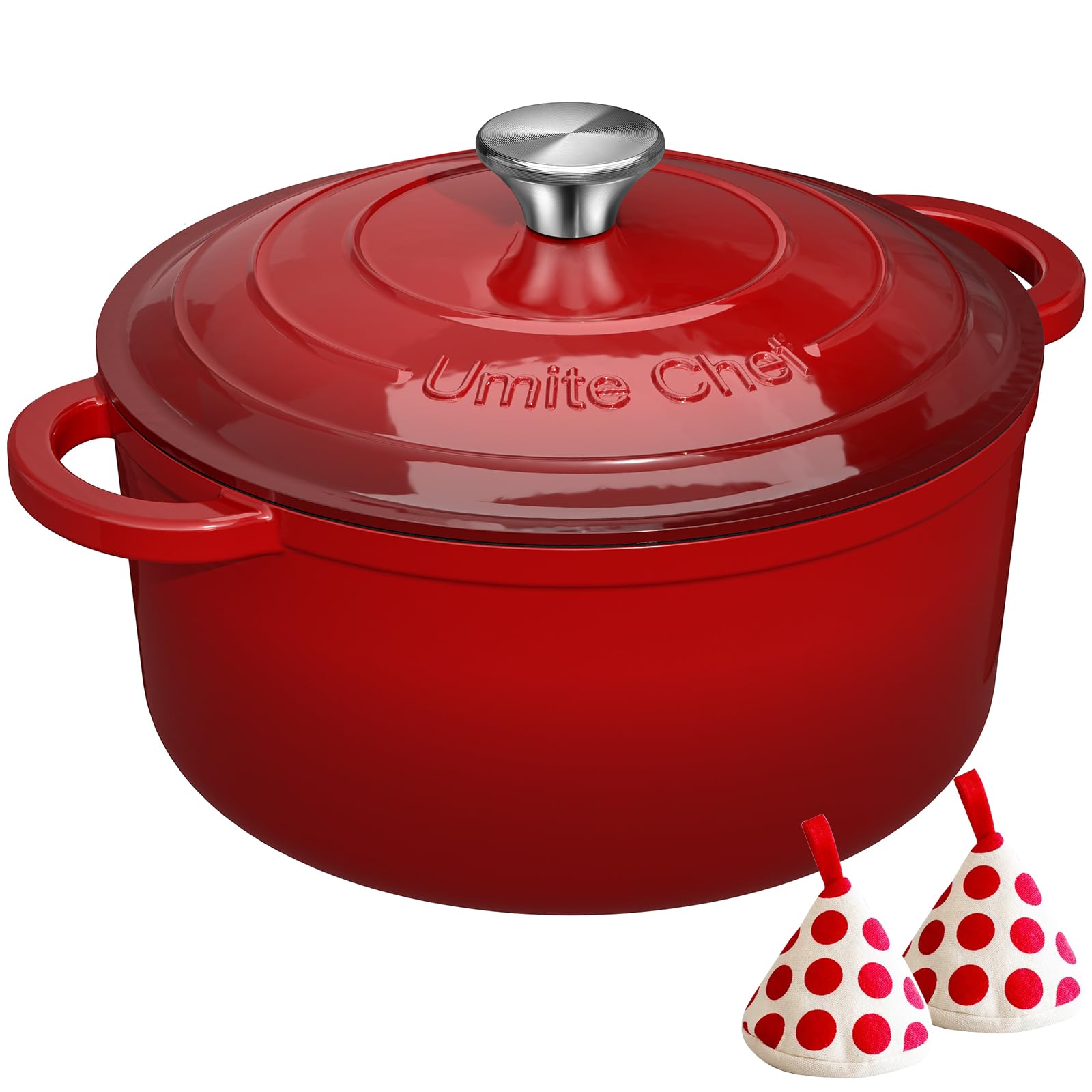 Umite Chef 5-Quart Enameled Cast Iron Dutch Oven — funny gift