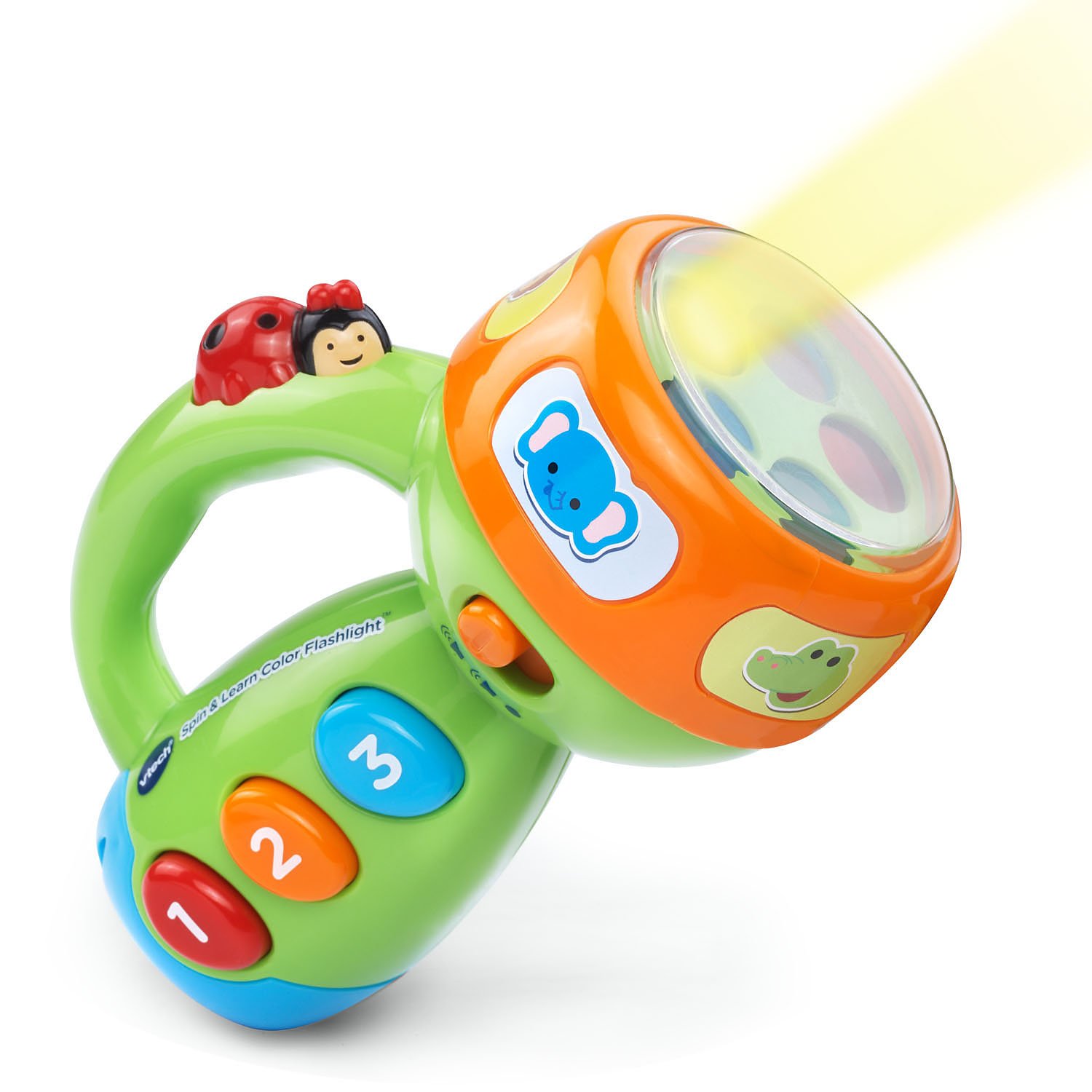 VTech Spin and Learn Color Flashlight, Lime Green — funny gift