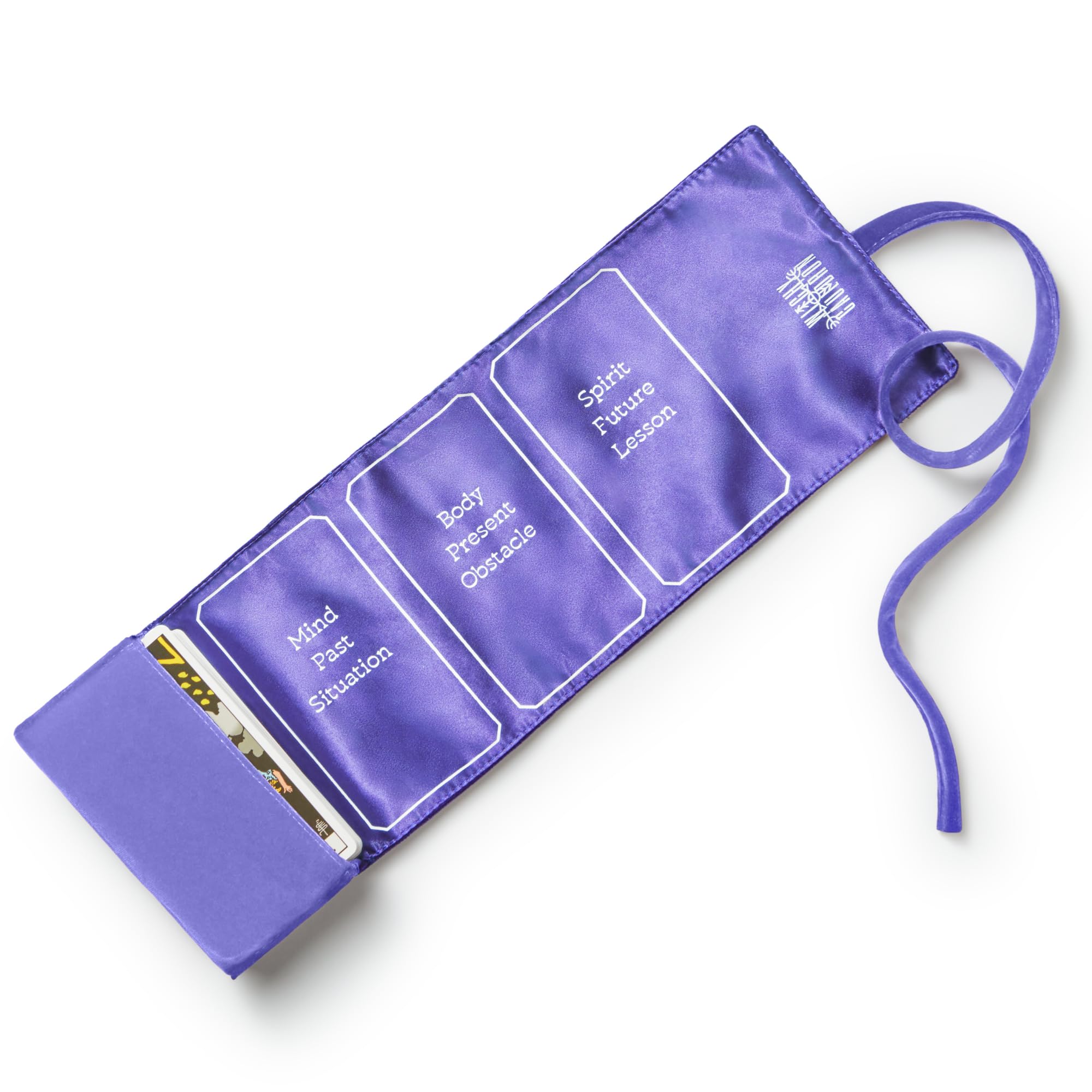 Witchy Cauldron Velvet Tarot Wrap & Reading Cloth (Lavender) — gift idea