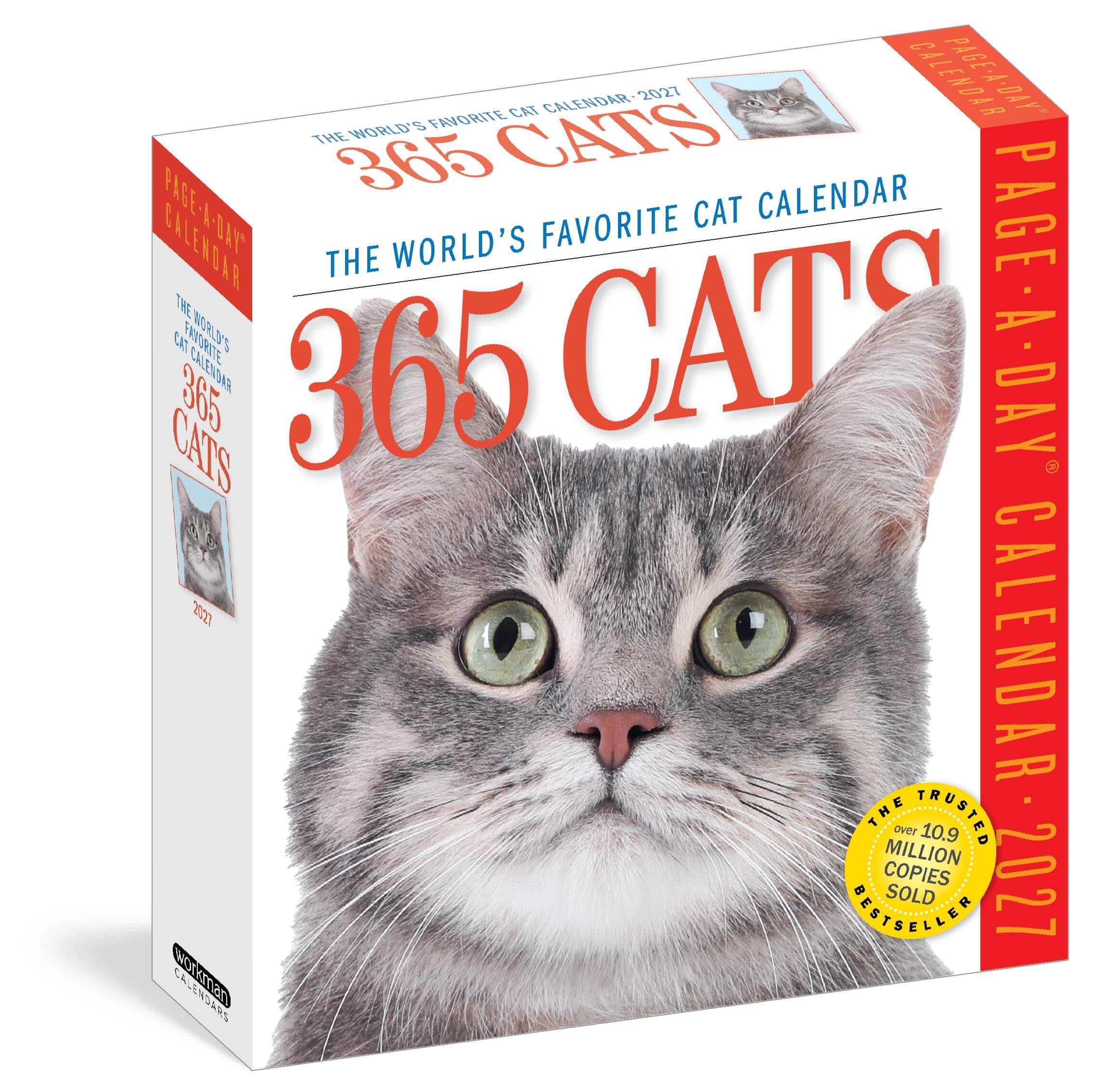 365 Cats Page-A-Day Calendar 2027 — original gift idea