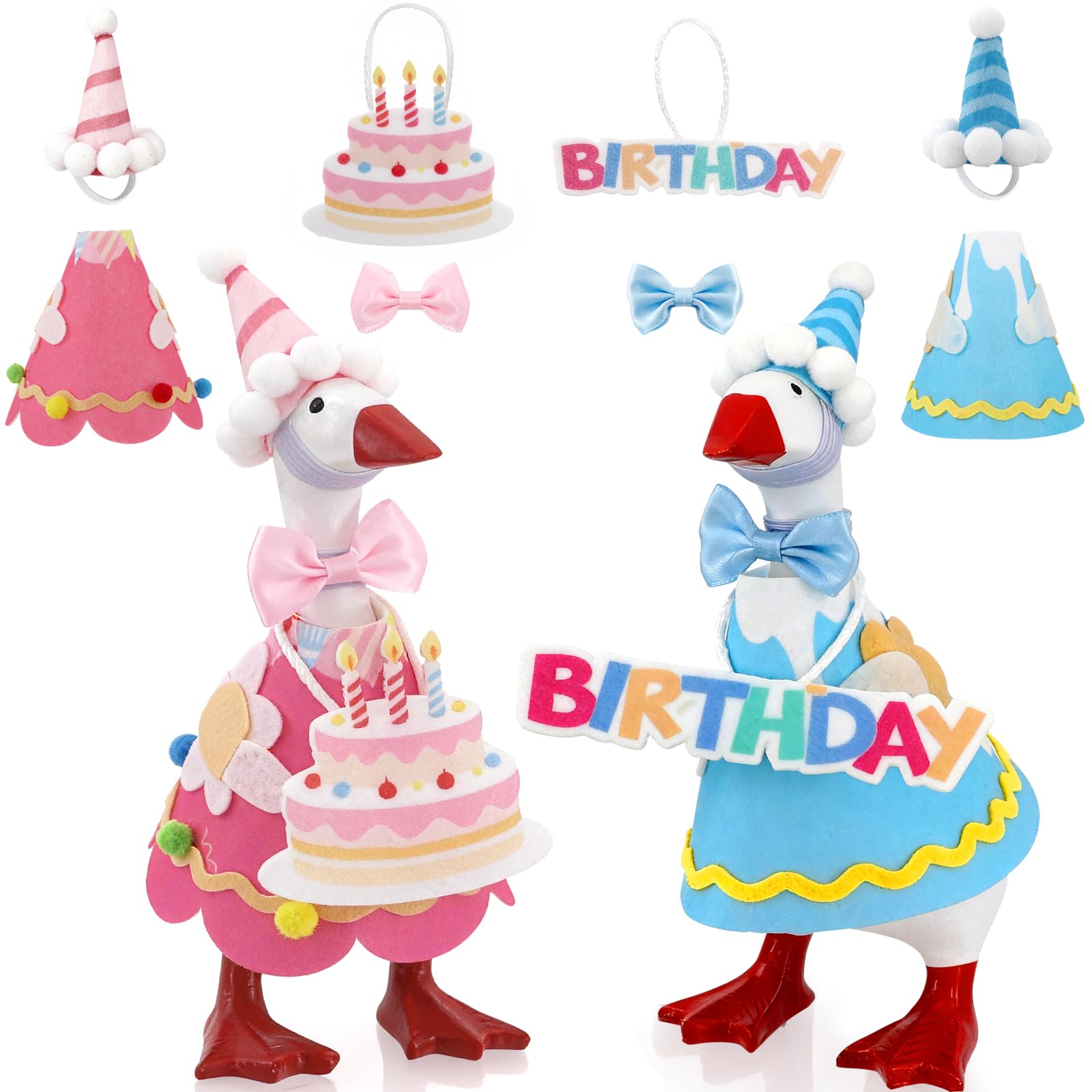 YGEINIT Birthday Outfits for a 7-Inch Desk Goose — gift idea