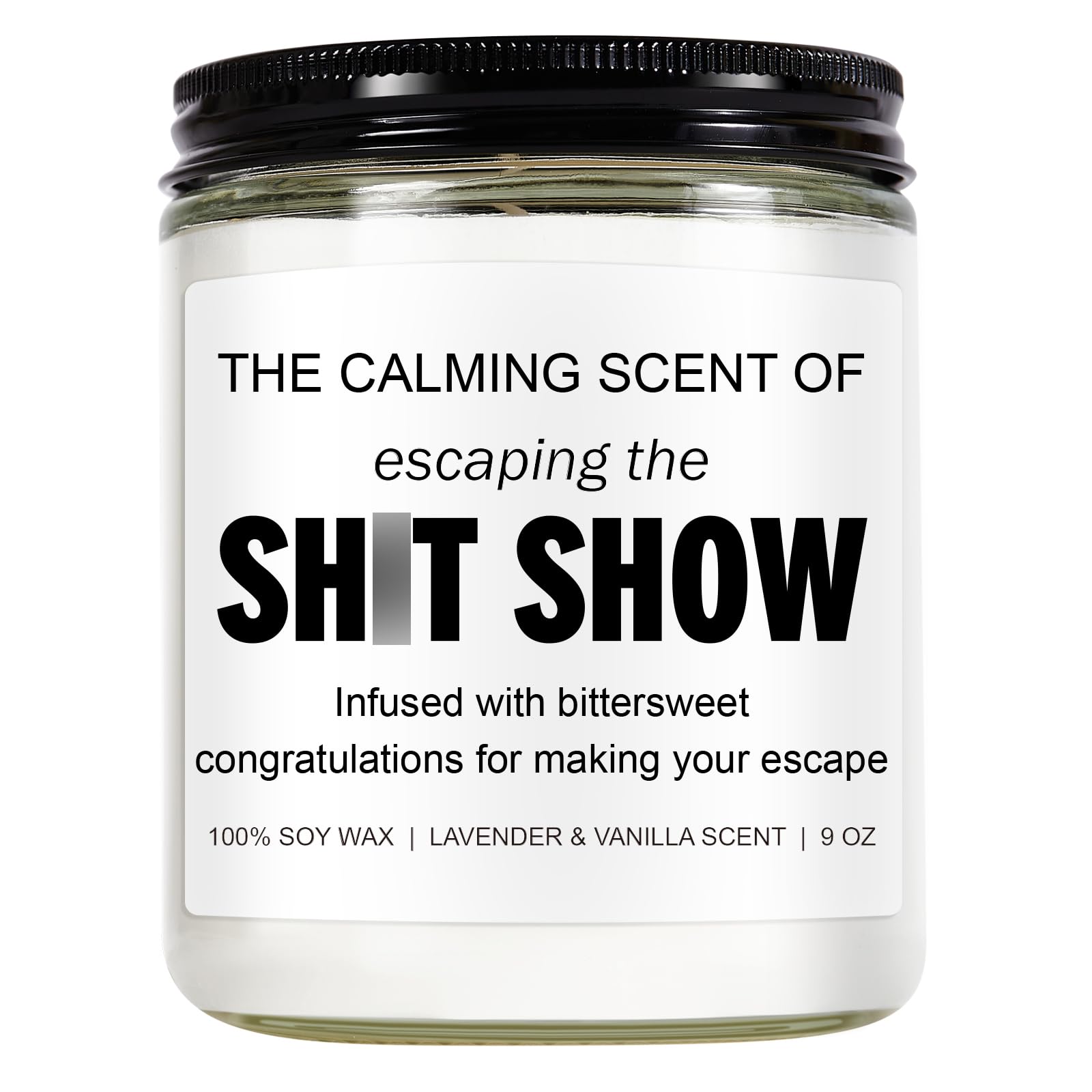 Younift Sarcastic Farewell Candle — original gift idea