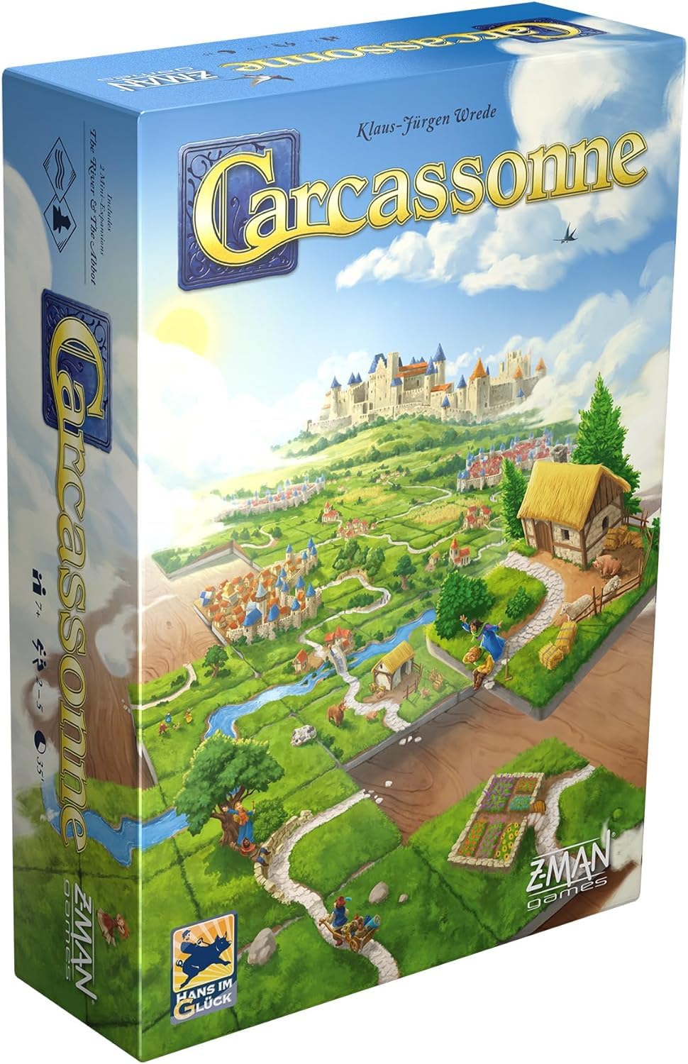 Carcassonne Tile-Placement Strategy Game (Z-Man Games) — gift idea