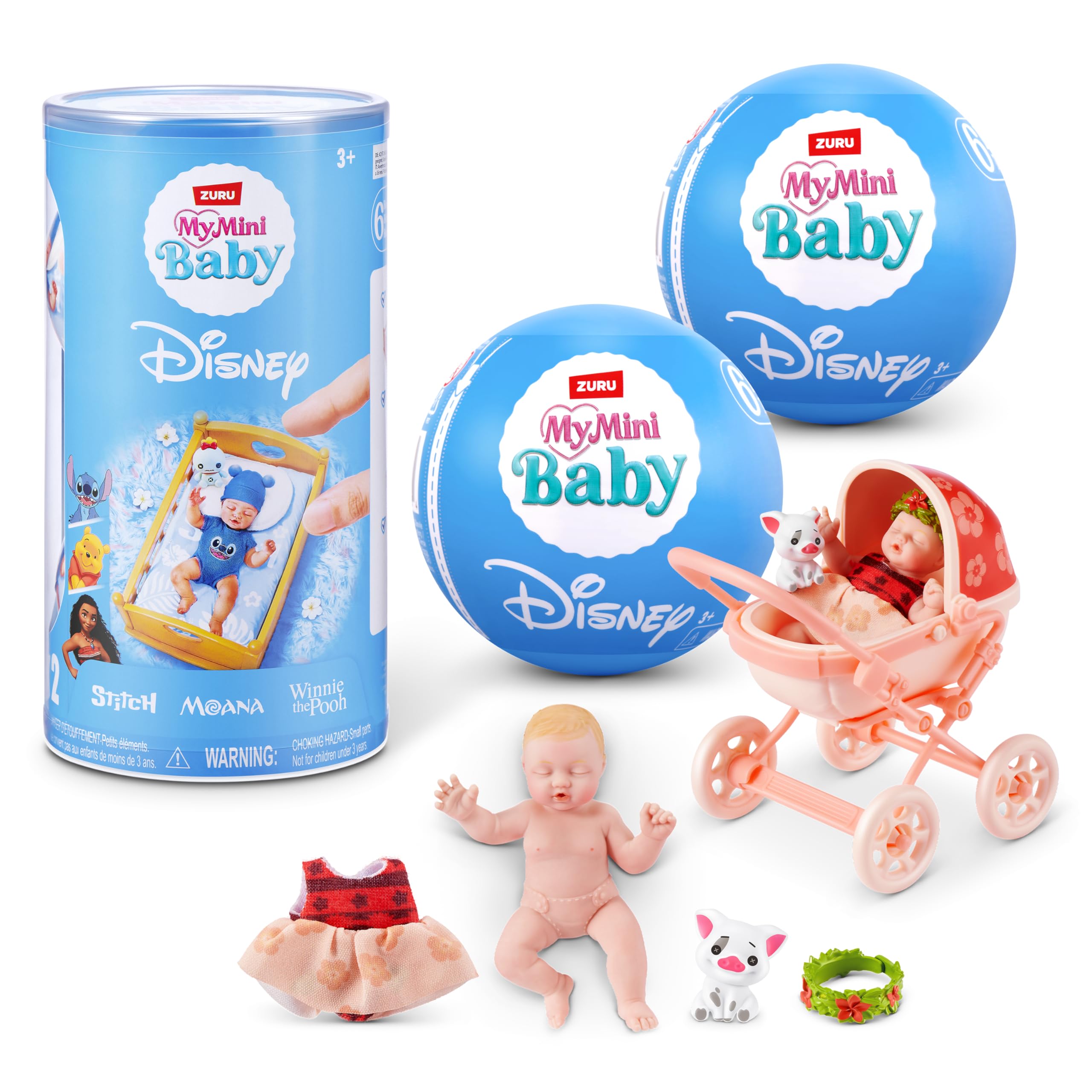 ZURU My Mini Baby Disney 2 Pack, Mystery Capsule Dolls — original gift idea