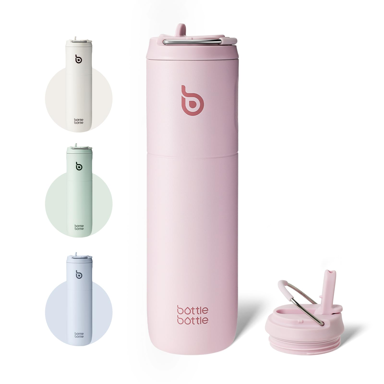La gourde isotherme BOTTLE BOTTLE à paille et poignée — idée cadeau original