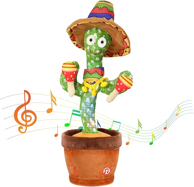 Le cactus qui danse et répète — idée cadeau original