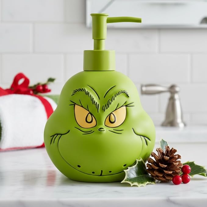 The Grinch Soap Pump Dispenser — original gift idea