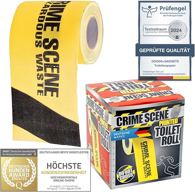 Le papier toilette scène de crime — idée cadeau original