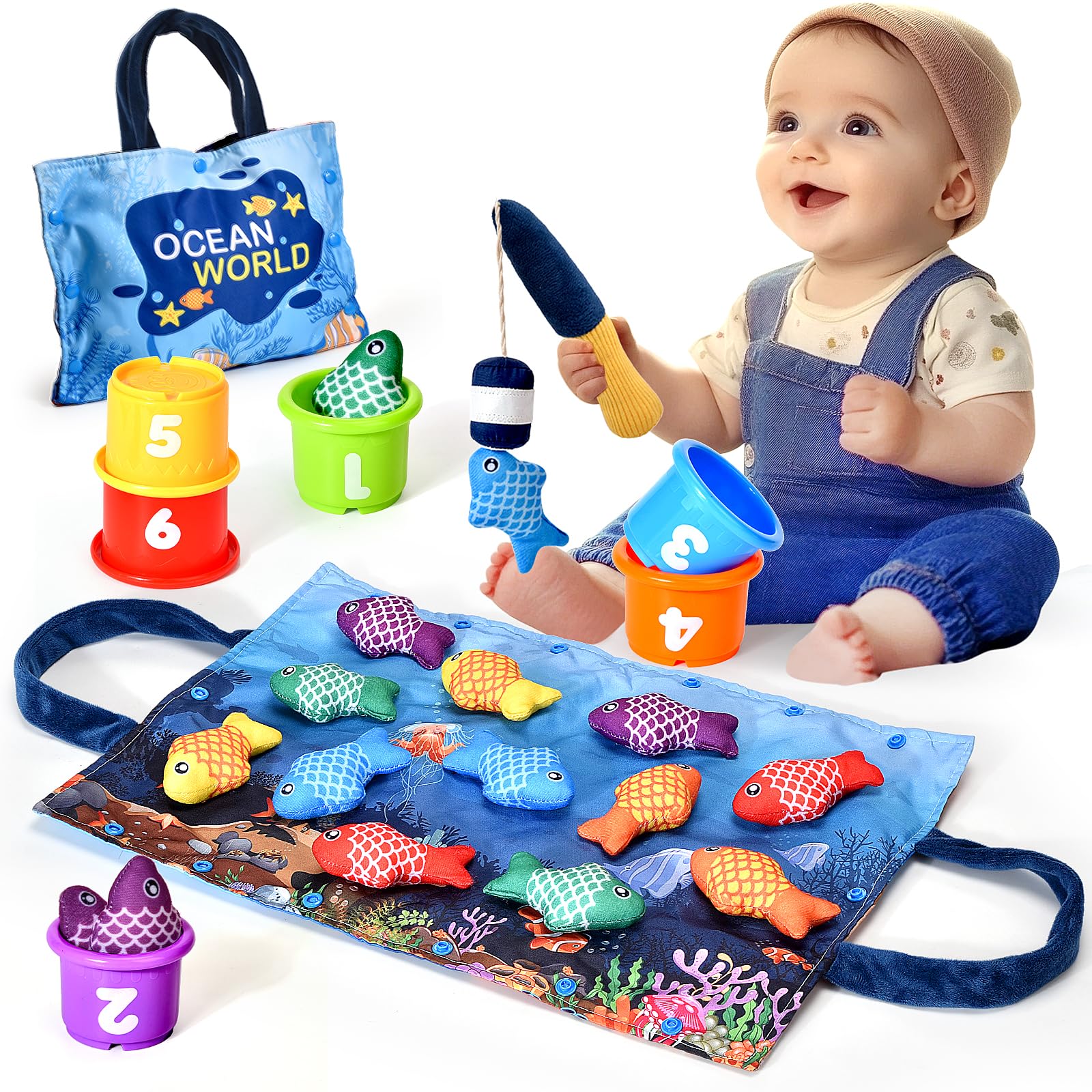 Pêche Magnétique Montessori — idée cadeau original