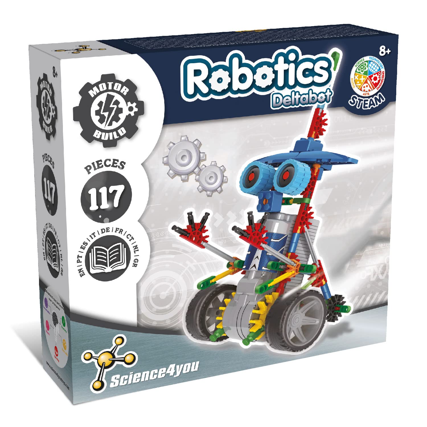 Science4you Deltabot Robot Building Kit — original gift idea