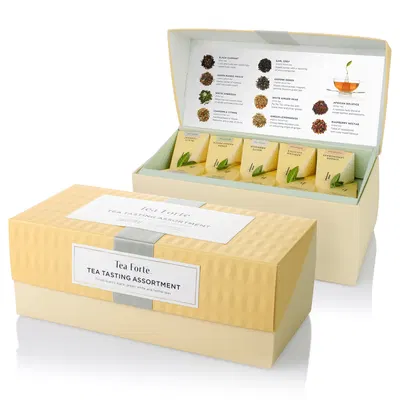 Tea Forté, coffret découverte de 20 pyramides de thés et d’infusions — idée cadeau