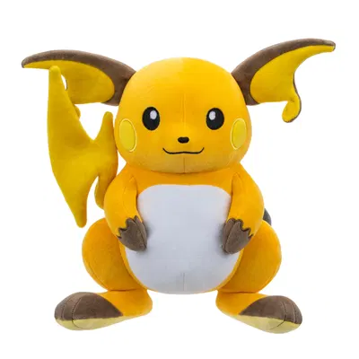Jazwares Pokémon Raichu plush, 12 inches — gift idea