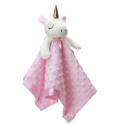 Pro Goleem Pink Unicorn Lovey Security Blanket